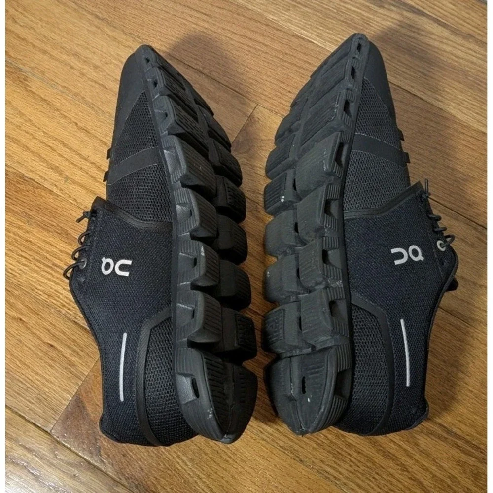 Athleisure ON Cloud 5 All Black 59-98986 Men's 12.5 Running Sneakers Swiss
